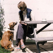 Sandra and Dog 1